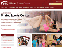 Tablet Screenshot of pilatessportscenter.com